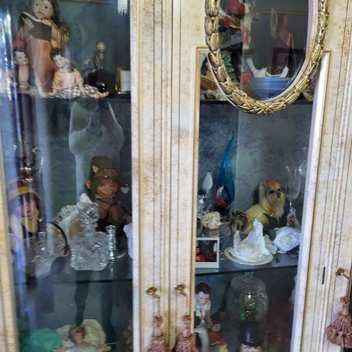 Vitrinekast - Glas, Hout, Verguld brons, Maison & Meubles, Maison & Meubles | Autre