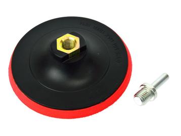 GEKO Steunschijf velcro klittenband Ø125 mm M14 + boormachin, Ophalen of Verzenden
