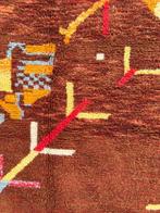 Handgeweven wollen tapijt met warme aardetinten en abstract, Huis en Inrichting, Nieuw