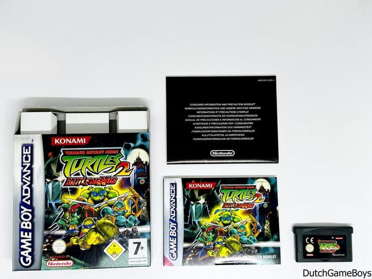 Gameboy Advance / GBA - Teenage Mutant Ninja Turtles 2 - Bat, Games en Spelcomputers, Games | Nintendo Game Boy, Gebruikt, Verzenden