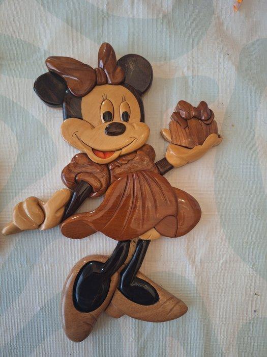 Merchandise figuur - Houten figuurtjes Mickey en Minnie -, Collections, Disney