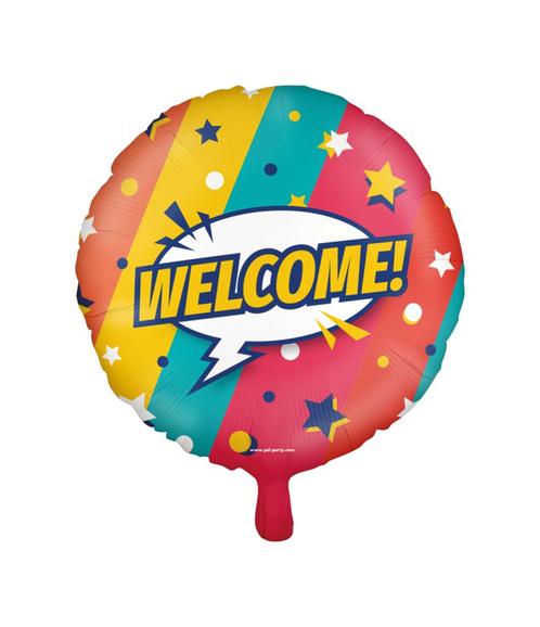 Helium Ballon Welcome Leeg 30cm, Hobby en Vrije tijd, Feestartikelen, Nieuw, Verzenden