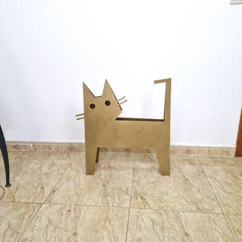 José Soler Art - The Cat KH. Gold - No Reserve, Antiek en Kunst, Kunst | Designobjecten