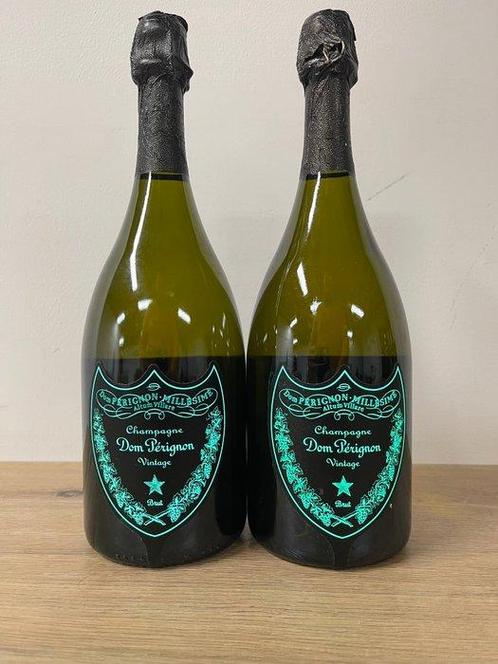 2013 Dom Pérignon, Luminous - Champagne Brut - 2 Bouteilles, Verzamelen, Wijnen