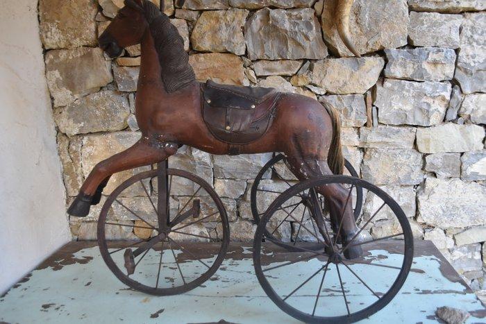 Speelgoed - Velocipede Tricycle Horse - Frankrijk, Antiquités & Art, Antiquités | Jouets