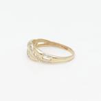 Zonder minimumprijs - Ring - 14 karaat Geel goud Diamant