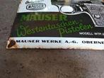 Mauser Werke A.G. - Mauser Enamel sign - Plaque émaillée -