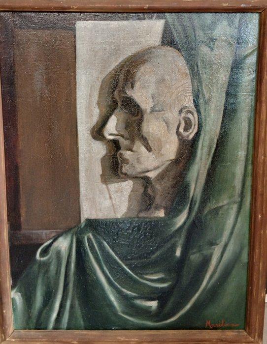 Italiaanse school (XX) - Studio per la maschera di Canova, Antiek en Kunst, Kunst | Schilderijen | Klassiek
