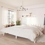 vidaXL Bedframe massief grenenhout wit 200x200 cm, Huis en Inrichting, Slaapkamer | Bedden, Verzenden, Nieuw