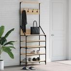 vidaXL Kledingrek met schoenenrek 70x34x184 cm sonoma, Huis en Inrichting, Kasten | Kleerkasten, Verzenden, Nieuw