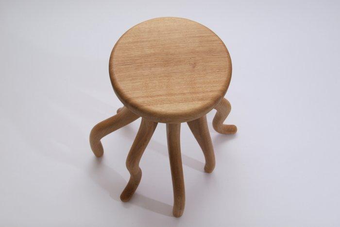 Florian Artmann - Kruk - Eik - Octopus Kruk, Antiquités & Art, Art | Objets design