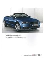 2015 AUDI A5 S5 CABRIOLET INSTRUCTIEBOEKJE DUITS, Auto diversen, Handleidingen en Instructieboekjes