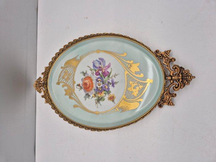 Limoges - Schotel - Porselein - Ovaal dienblad, Antiek en Kunst, Antiek | Glaswerk en Kristal