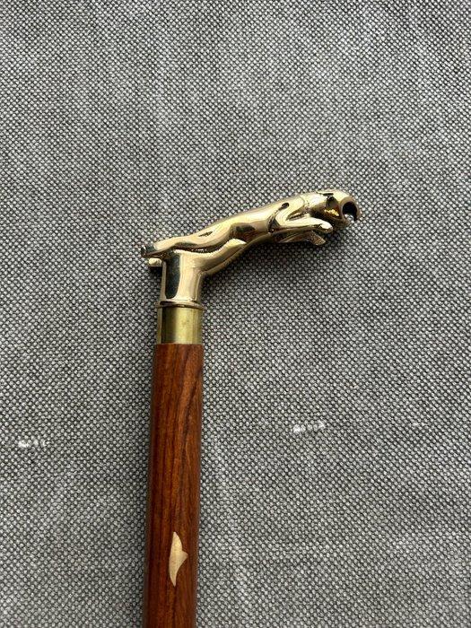 Wandelstok - Messing, Hout, Antiek en Kunst, Curiosa en Brocante