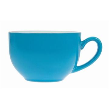 Cappuccinokopjes | CAFÉ | Keramiek | Blauw | 34cl | 12, Verzenden