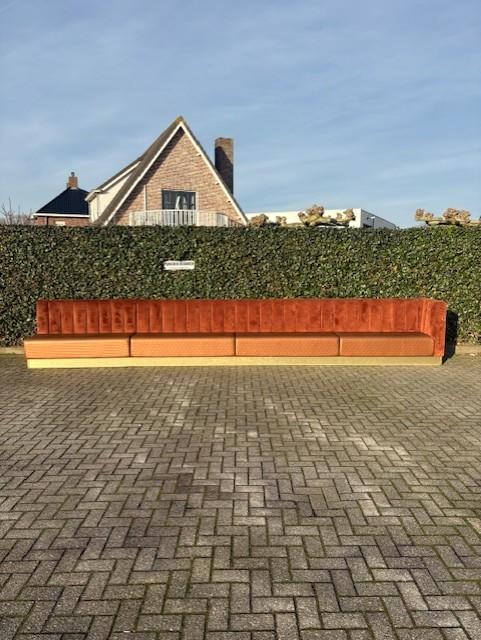 ZGAN Horeca Wandbank - B236- Vintage/Café, Maison & Meubles, Canapés | Salons, Enlèvement