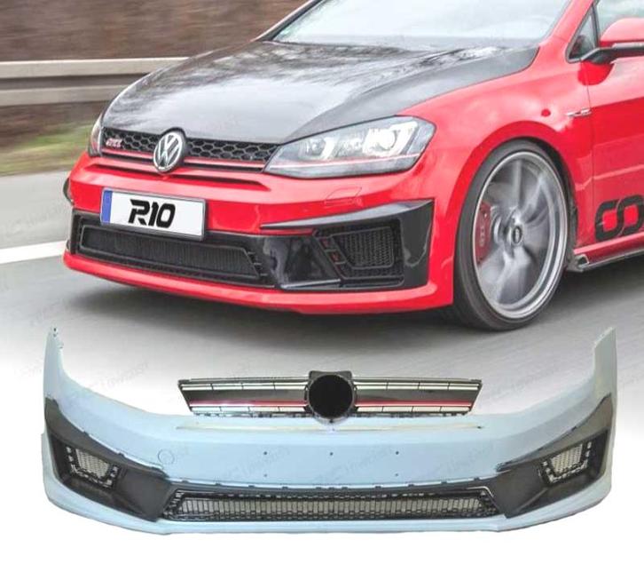 Pare-Chocs Avant Pour Volkswagen Vw Golf 7 12-17 Look R400, Auto-onderdelen, Carrosserie, Verzenden