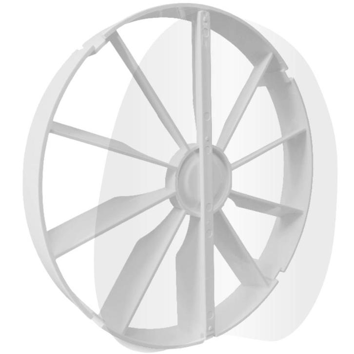 Terugslagklep (lage weerstand) kunststof Ø 100mm - IN kanaal, Doe-het-zelf en Bouw, Ventilatie en Afzuiging, Nieuw, Verzenden