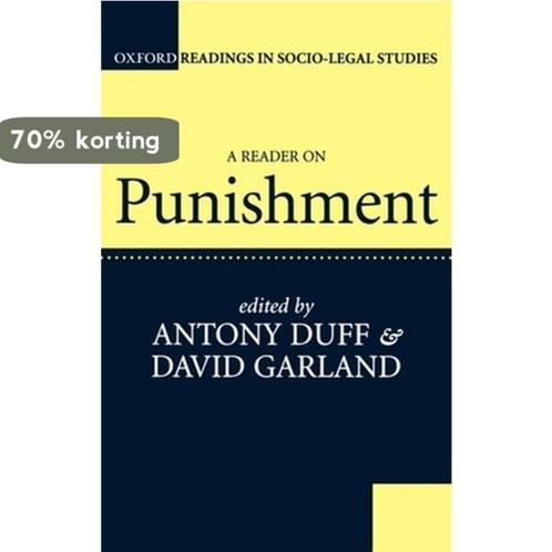 Reader on Punishment 9780198763536 R. A. Duff, Boeken, Overige Boeken, Gelezen, Verzenden
