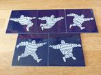 Tegel - Bibendum - Michelin - 1960-1970 - Vijf tegels