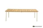 Apple Bee Milou tafel Oyster met teak blad 240 x 100 cm |, Tuin en Terras, Nieuw