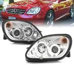 PHARES MERCEDES CLASSE SLK R170 96-04 ANGEL EYES FOND CHROMÉ, Verzenden