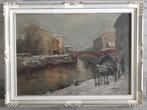 Giuseppe Solenghi (1879-1944) - Neve a Milano, Antiek en Kunst