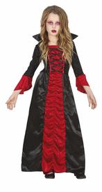 Vampier Halloween Kostuum Meisje Rood, Nieuw, Verzenden