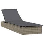 Relax Ligbed 201x55cm | Retour Deal | Tuin Makeover -40%, Verzenden, Nieuw, Rotan, Verstelbaar