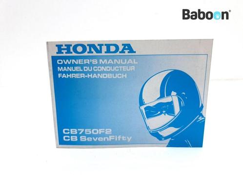 Livret dinstructions Honda CB 750 Seven Fifty (CB750F2, Motos, Pièces | Honda, Envoi