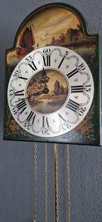 Horloge murale - Franz Hermle & Sohn - Bois, Laiton -, Antiek en Kunst, Antiek | Klokken