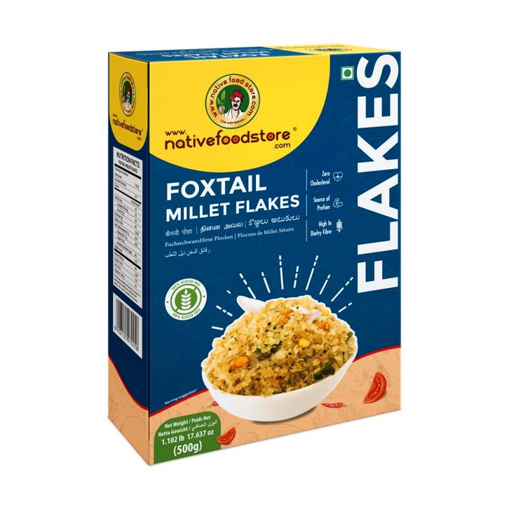 Gierst Vlokken Vossenstaart Fox Tail Millet Flakes (Thinai), Sport en Fitness, Gezondheidsproducten en Wellness, Ophalen of Verzenden