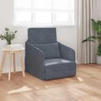 vidaXL Ligbed Sofa 2-in-1 Donkergrijs 65x80x83 cm Fluweel, Huis en Inrichting, Verzenden, Nieuw