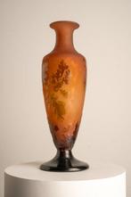 Emile Gallé - Emile Gallé - Vase - Verre - guirlande et, Antiek en Kunst