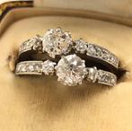 Zonder minimumprijs - Ring - 18 karaat Roségoud, Platina -, Nieuw