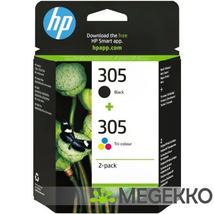 HP 305 Origineel Normaal rendement Zwart, Cyaan, Magenta,, Computers en Software, Overige Computers en Software, Nieuw, Verzenden