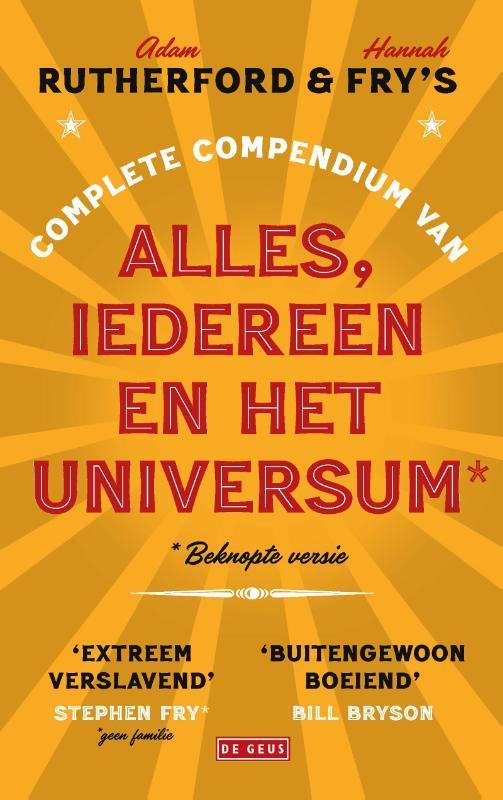 Adam Rutherford & Hannah Frys complete compendium van, Boeken, Wetenschap, Zo goed als nieuw, Verzenden