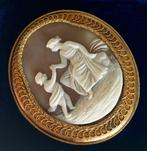 Broche Metaal - Kamee van Venus en Cupido