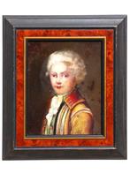 École Française XIXe - Portrait d’un jeune aristocrate en