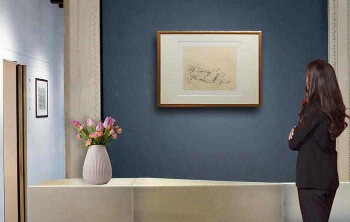 Giorgio De Chirico (1888-1978) - Fauno addormentato - A, Antiek en Kunst, Antiek | Overige Antiek