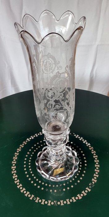 Baccarat - Kaarsenstandaard met oor - Kristal, Antiquités & Art, Antiquités | Meubles | Tables