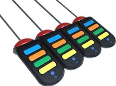 Buzzers Wired PS2, PS3 (PS2 Accessoires) (Playstation 2), Games en Spelcomputers, Spelcomputers | Sony PlayStation 2, Zo goed als nieuw