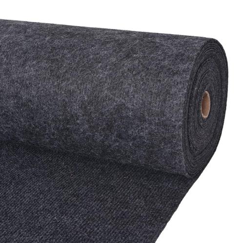vidaXL Tapijt 1,2x15 m ribstof antracietkleurig, Tuin en Terras, Deurmatten, Nieuw, Verzenden
