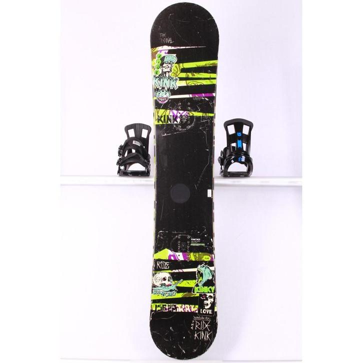 156 snowboard RIDE KINK, black, FLAT/Rocker, Sport en Fitness, Snowboarden, Verzenden