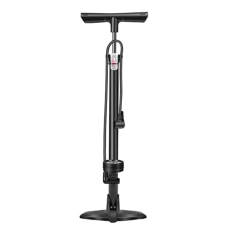 Hbs Fietspomp Met Manometer Zwart, Fietsen en Brommers, Fietsaccessoires | Overige Fietsaccessoires, Ophalen of Verzenden