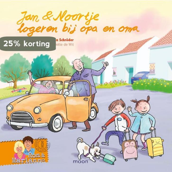 Jan & Noortje logeren bij opa en oma / Jan en Noortje, Boeken, Prentenboeken en Plaatjesalbums, Zo goed als nieuw, Verzenden