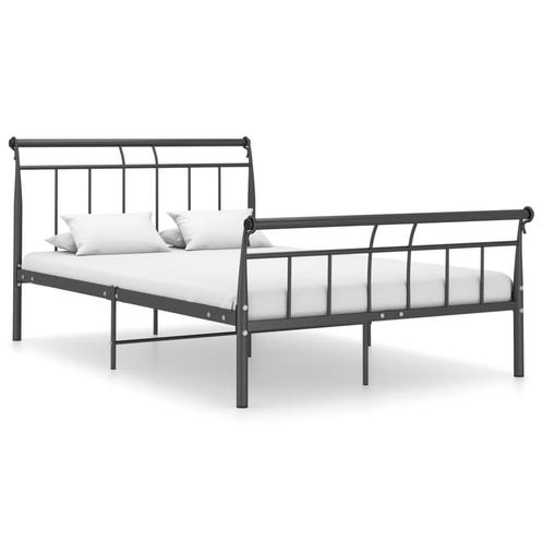 vidaXL Bedframe metaal zwart 120x200 cm, Huis en Inrichting, Slaapkamer | Bedden, Nieuw, Verzenden