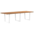 vidaXL Eettafel met natuurlijke rand 280x100x74 cm massief, Huis en Inrichting, Tafels | Eettafels, Verzenden, Nieuw