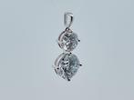 Zonder minimumprijs - Hanger - 14 karaat Witgoud - 2.08ct.