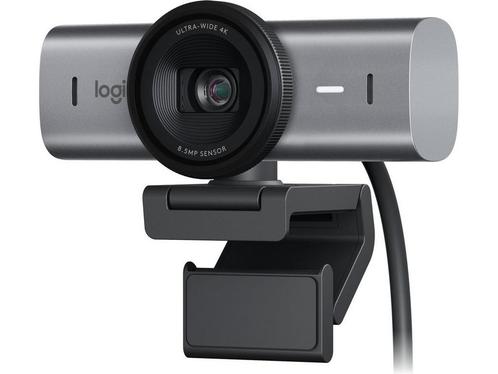 Logitech MX Brio - Webcam - 4K Ultra HD - 1080p/60fps - USB, Computers en Software, Webcams, Zo goed als nieuw, Verzenden